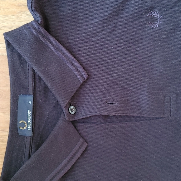 Fred Perry Blue Polo - Picture 2 of 3